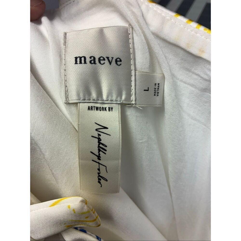 Maeve Anthropologie NWT Nephthys Illustrated Sleeveless Square Neck Shift Mini D - Picture 8 of 10